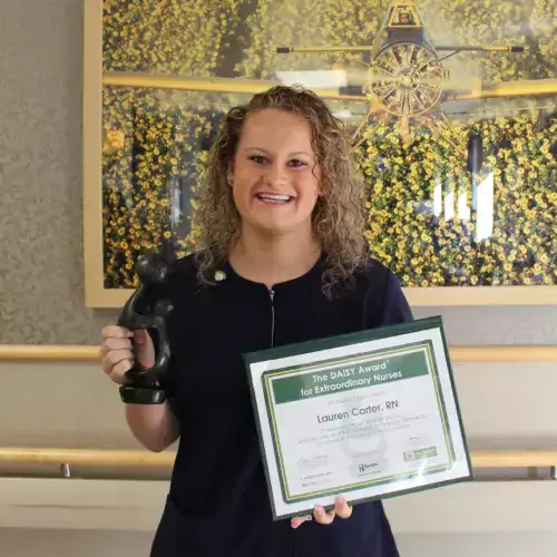 lauren carter DAISY insta crop.png Lauren Carter, RN, a nurse on the Medical Surgical Unit at Beebe Healthcare, is the recipient of this quarter’s DAISY Award.