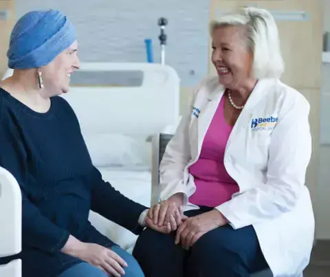 Doctor Dixon-Witmer with patient