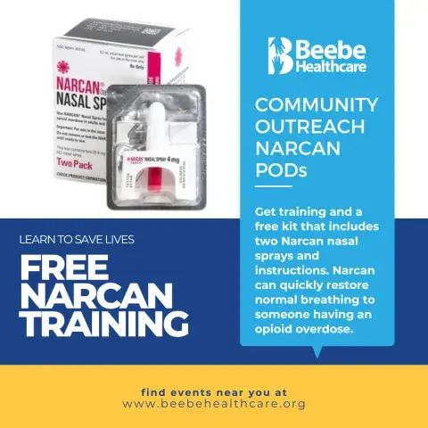 free narcan training graphic