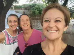Image file: Rachel with mom and sister