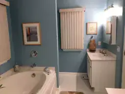 Image file: The new paint and towels really brightened up my interior space. Now, I just wait for warmer temperatures so I get outside and work to brighten up the gardens.