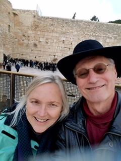 Content image: Peter and I at the Western Wall Image file: Peter and I at the Western Wall