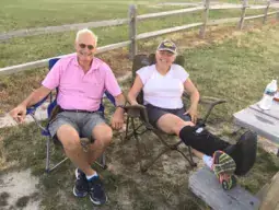Content image: Peter and Sue at Herring Point in Cape Henlopen State Park. Image file: Peter and Sue at Herring Point in Cape Henlopen State Park.
