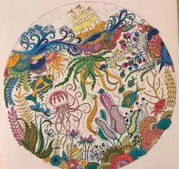 Image file: Instead of coloring in a book, why not color on canvas and create some art for your home!