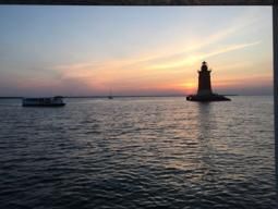 Content image: Sunset Cruise on the Water Taxi Image file: Sunset Cruise on the Water Taxi