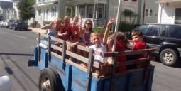 Content image: Kids enjoying the Doo Dah Parade in Lewes. Image file: Kids enjoying the Doo Dah Parade in Lewes.