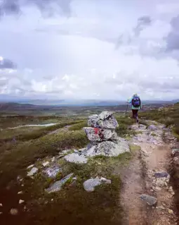 Content image: Hiking the Hardangervidda August 2019 Image file: Hiking the Hardangervidda August 2019