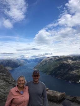 Content image: On the top of Preikestolen Image file: On the top of Preikestolen