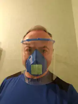 Demonstrating 3D printed masks