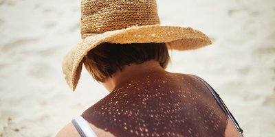 Wearing a hat during the heat of the day can protect you from harmful UV rays.