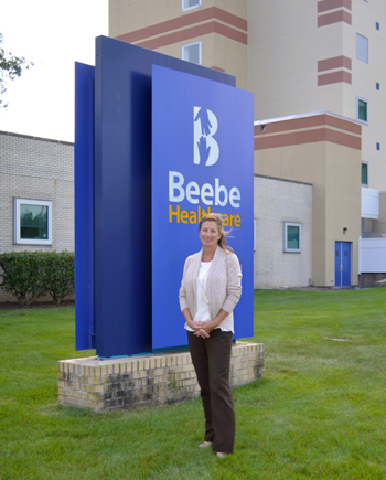 Kim Blanch, RN, Community Services Manager at Beebe Population Health, works with her team to provide preventive healthcare for the community.